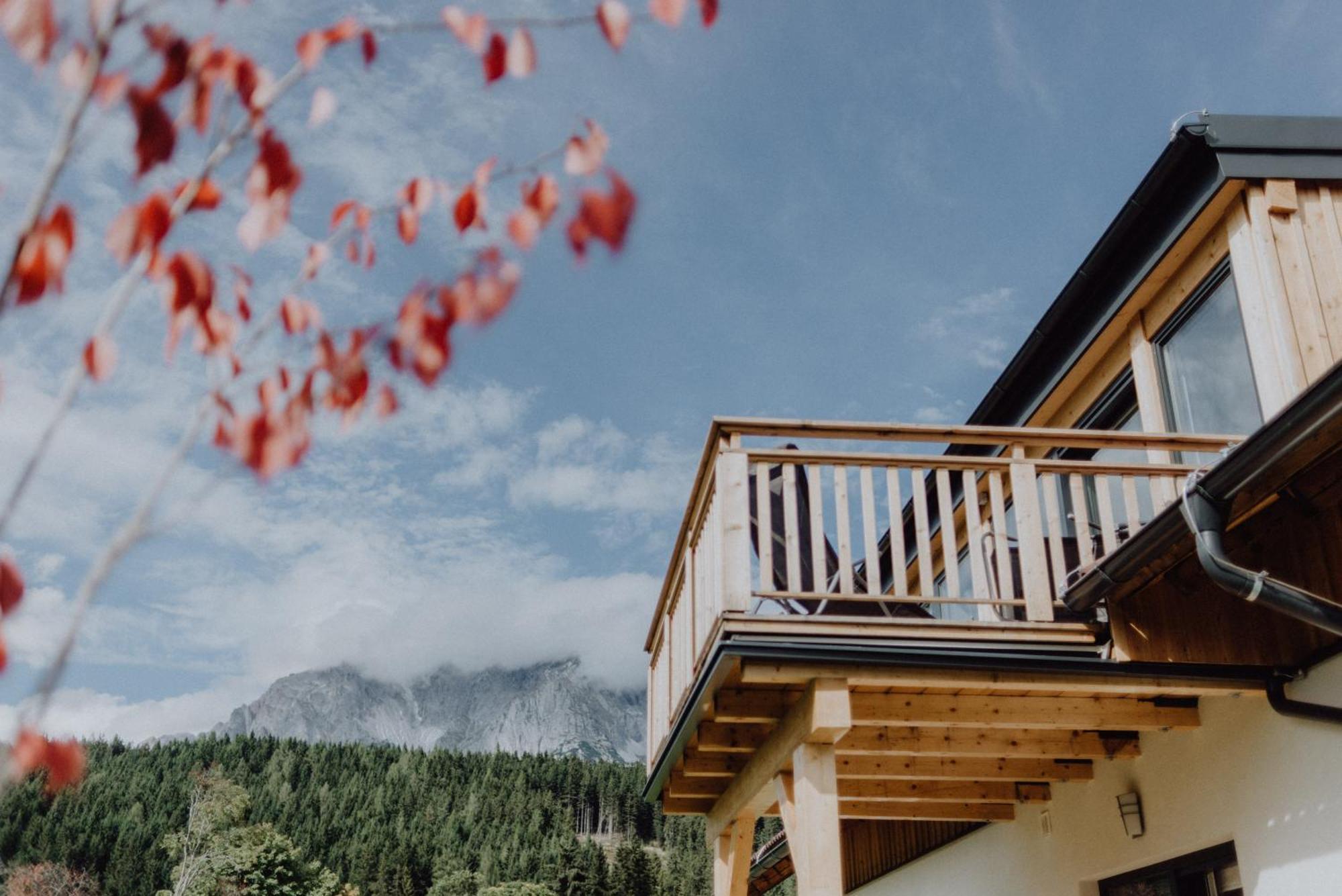 Naturchalet Hoeflehner - Heimgefuehl & Ruhelage An Loipe & Wanderweg รัมเซา อัม ดาคชไตน์ ภายนอก รูปภาพ